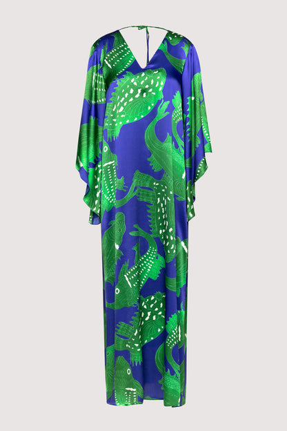 Athena dress in silk