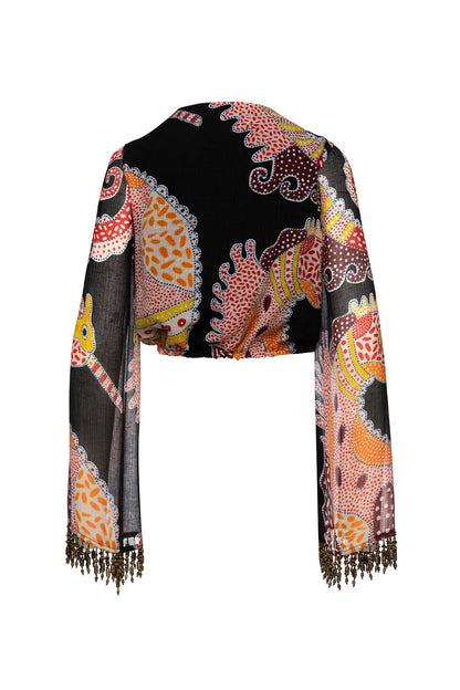 Solange Cape top