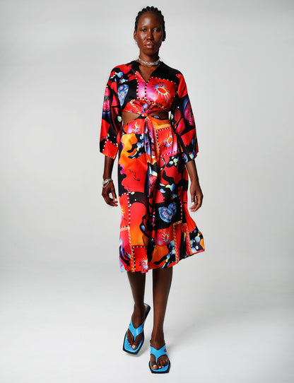 Casablanca Slit Dress.