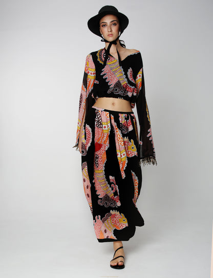 Solange Cape top