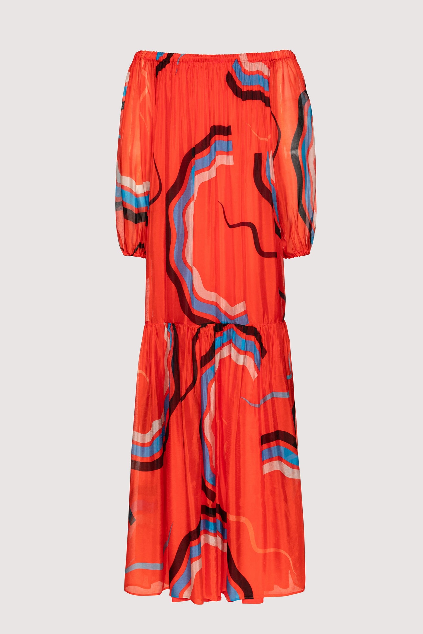 Clementine dress in silk/viscose