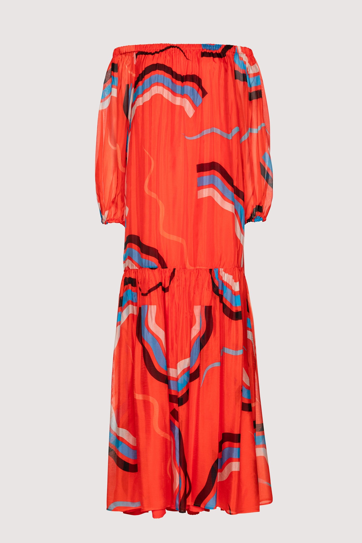 Clementine dress in silk/viscose