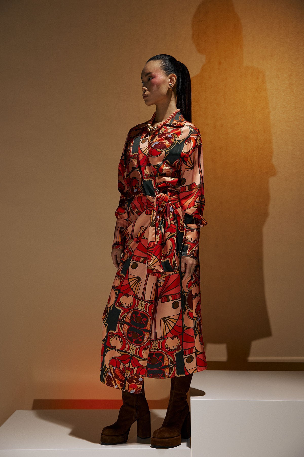 Jenny wrap dress in viscose